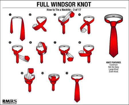 full Windsor knot